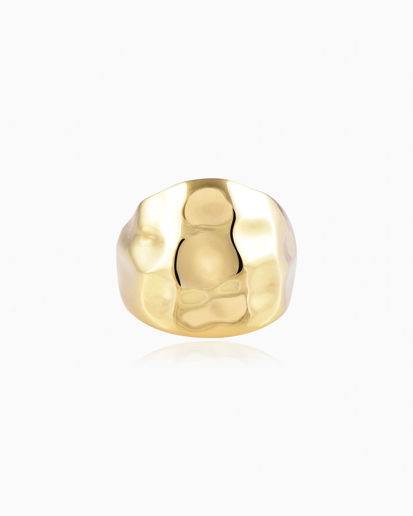 Hammered Gold Ring