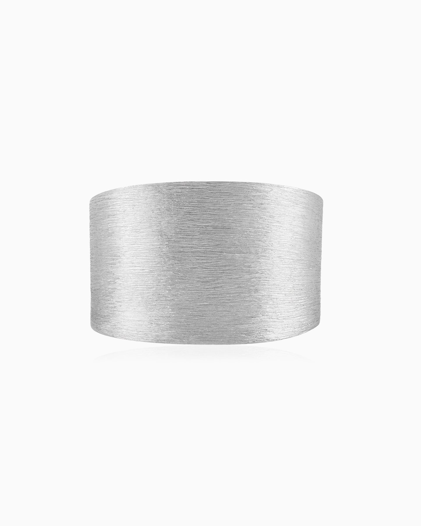 Eterna Cuff – Rhodium Finish