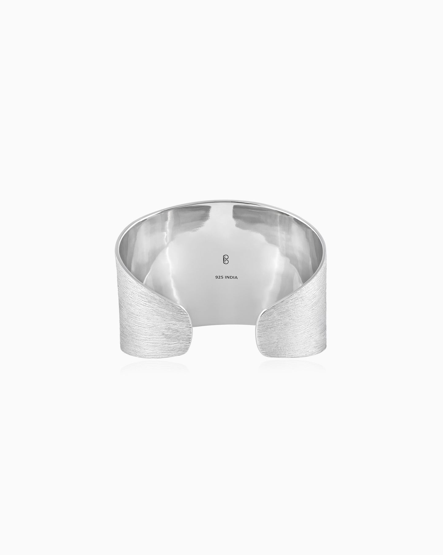 Eterna Cuff – Rhodium Finish