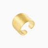 Mistclad Scratched Gold Ring