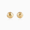 Lustre Crest Studs — Gold