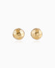 Lustre Crest Studs — Gold