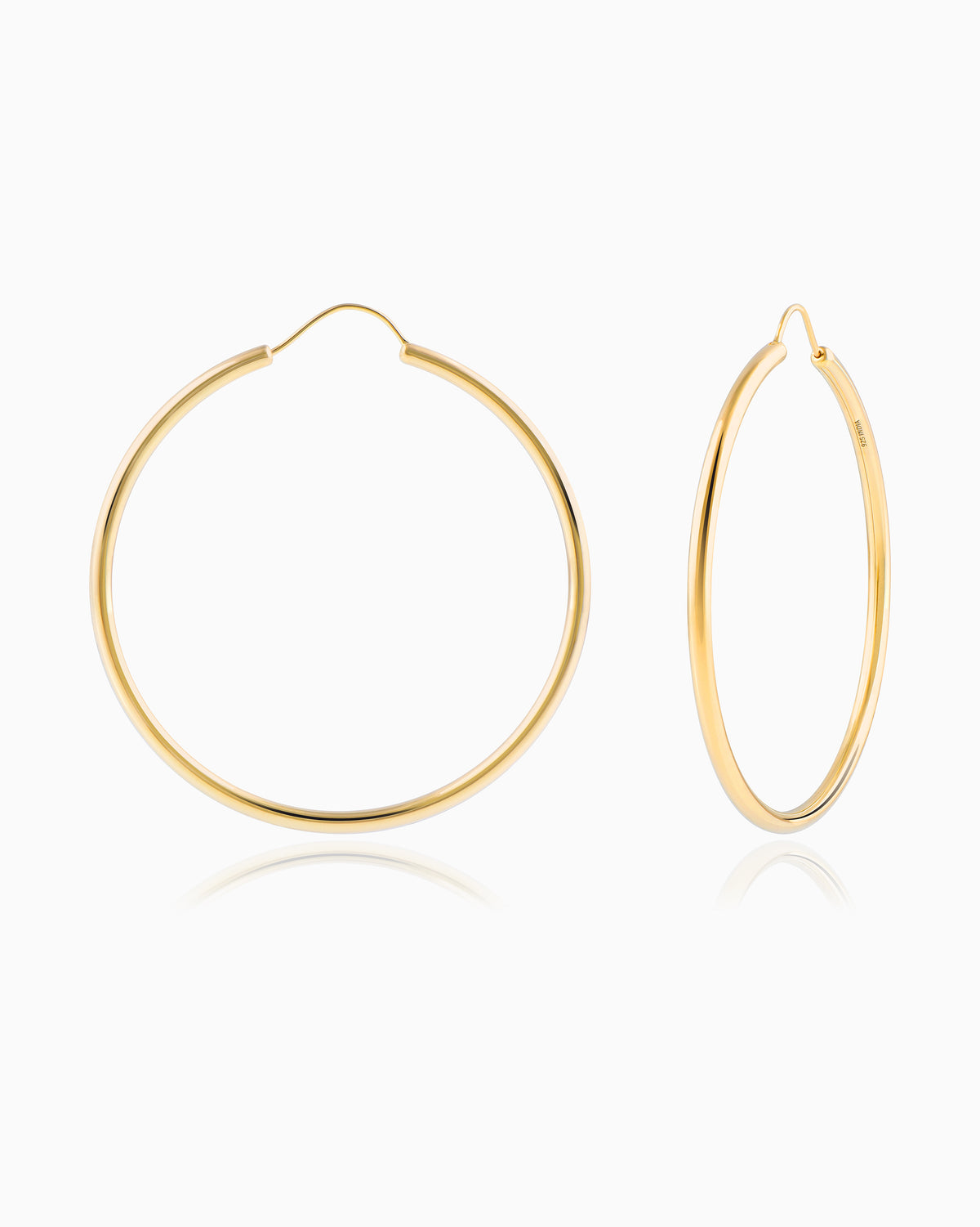 Large Gold Hoop Earrings
