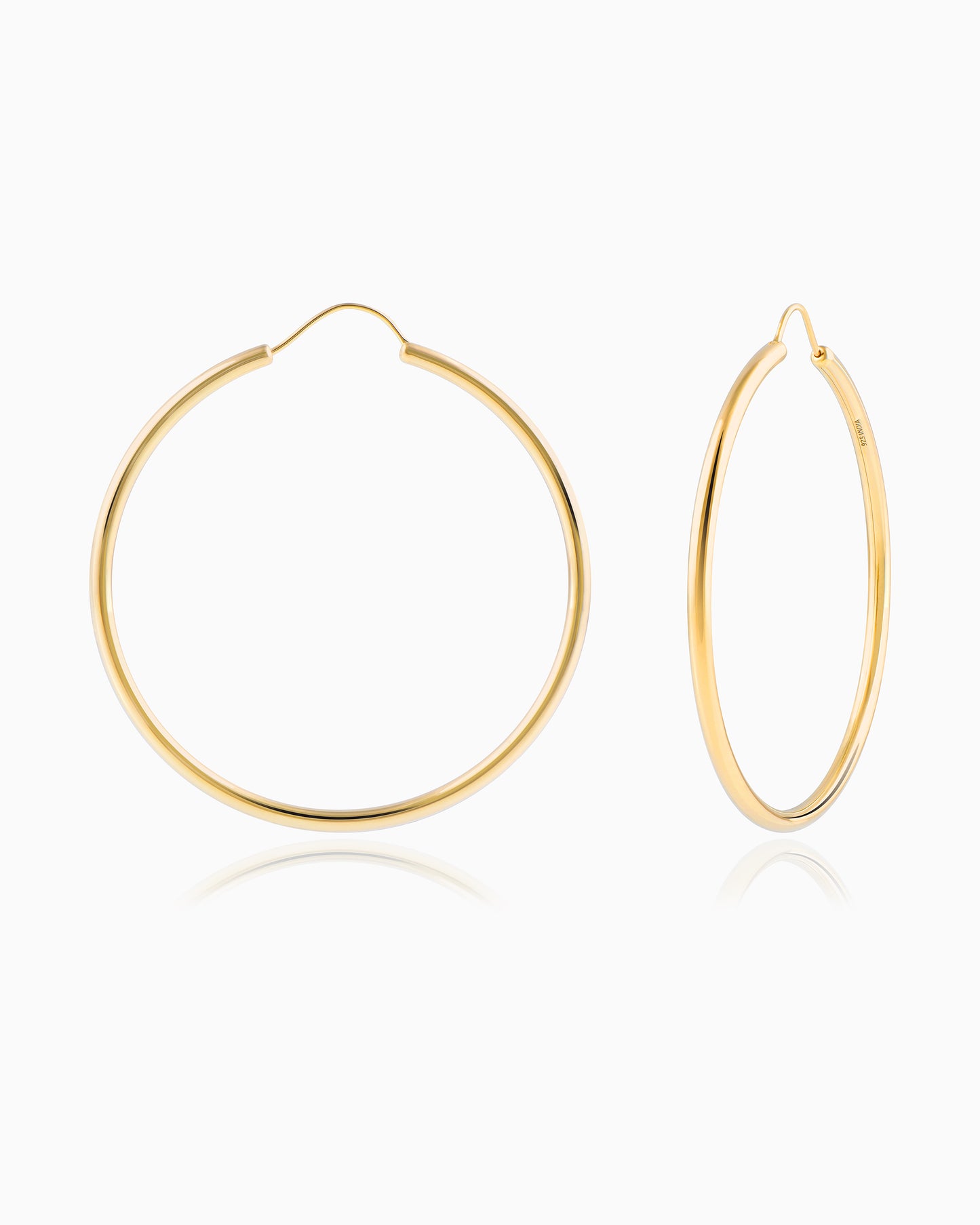 Large Gold Hoop Earrings
