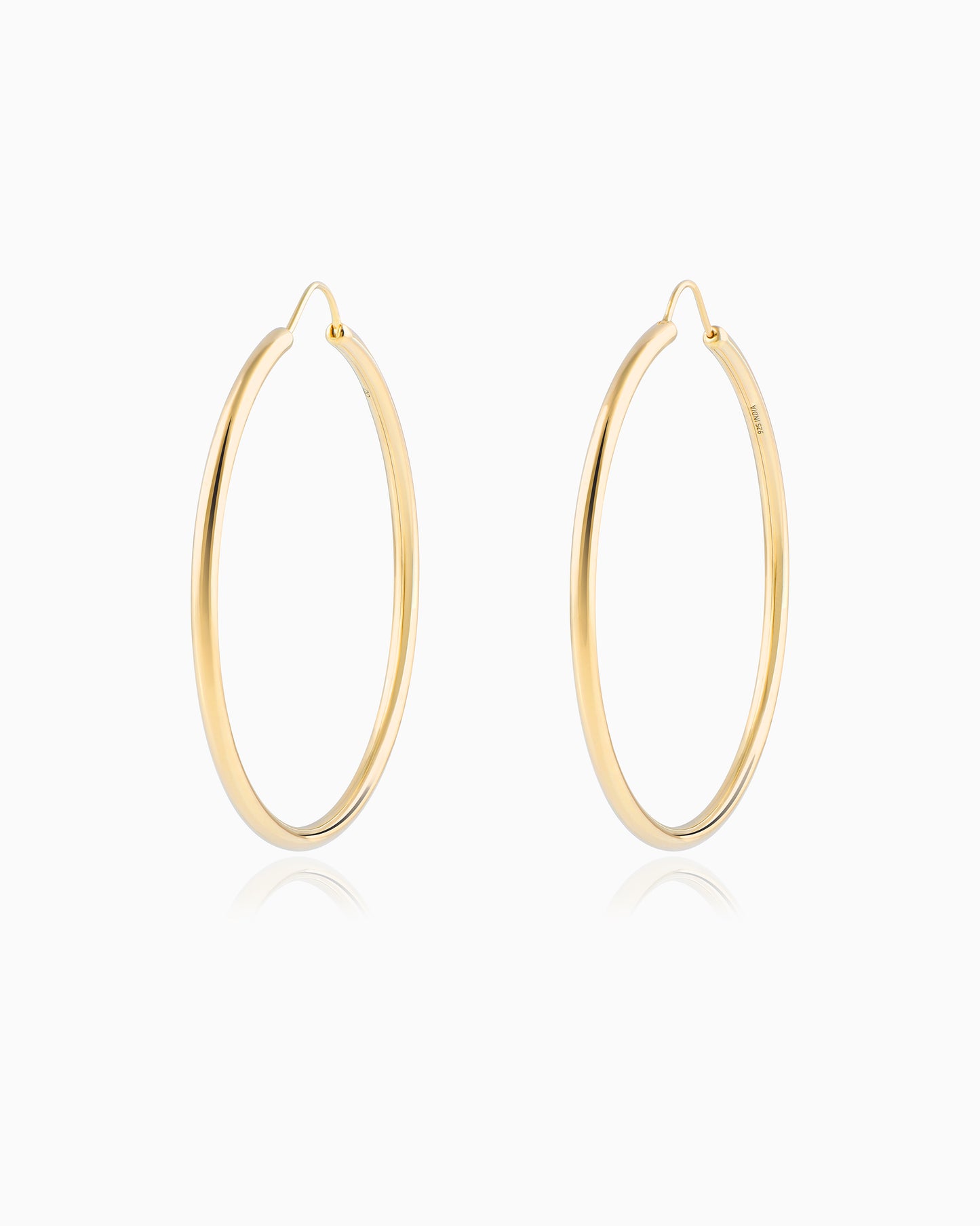 Large Gold Hoop Earrings