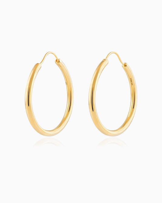 Small Hoop Gold Earrings