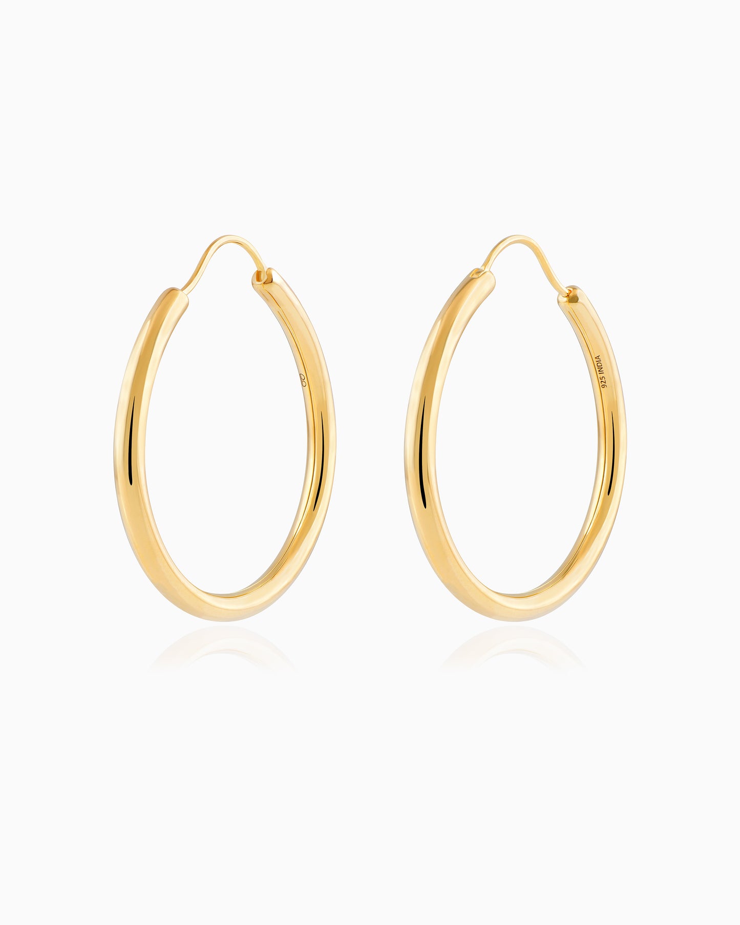 Small Hoop Gold Earrings