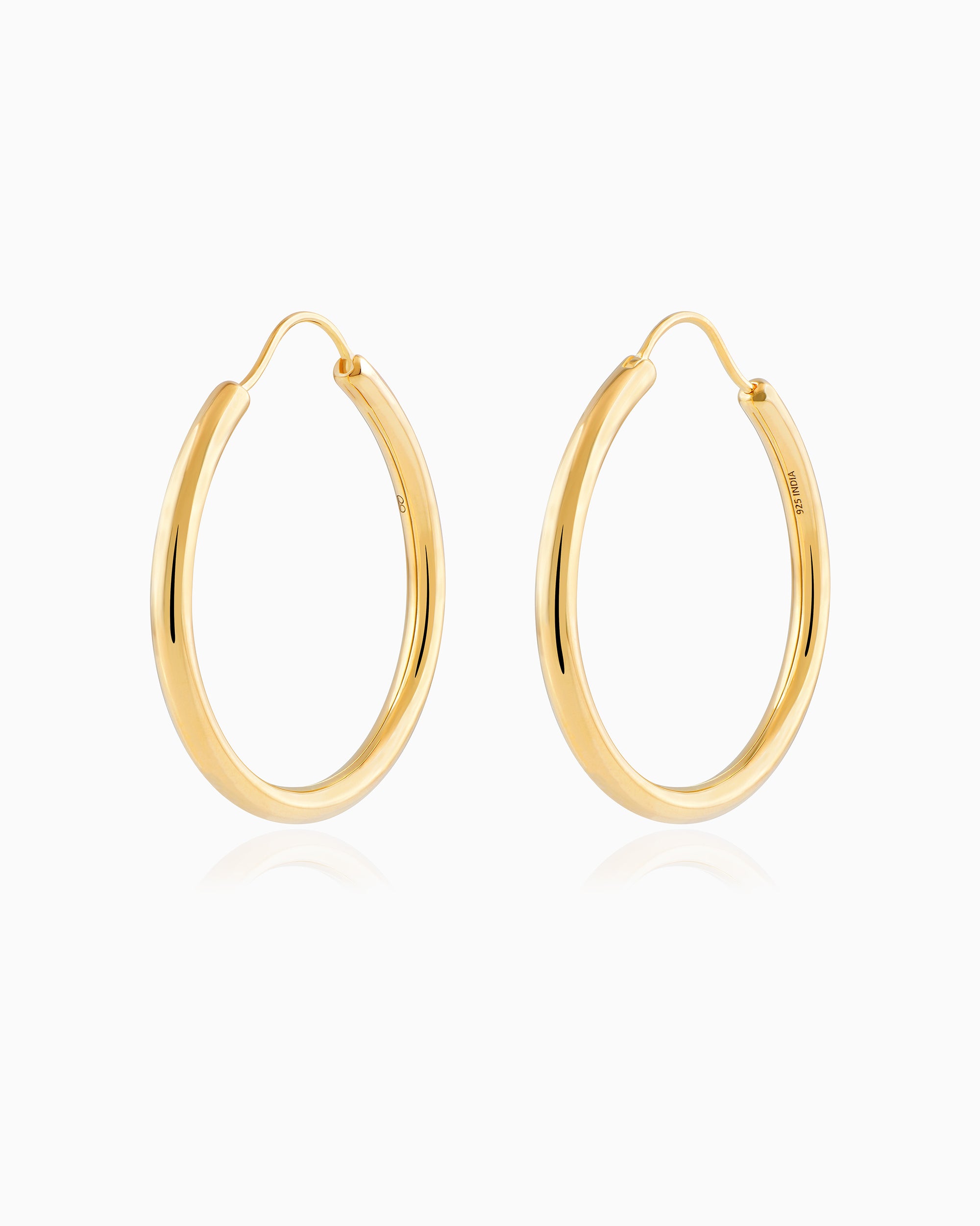 Small Hoop Gold Earrings
