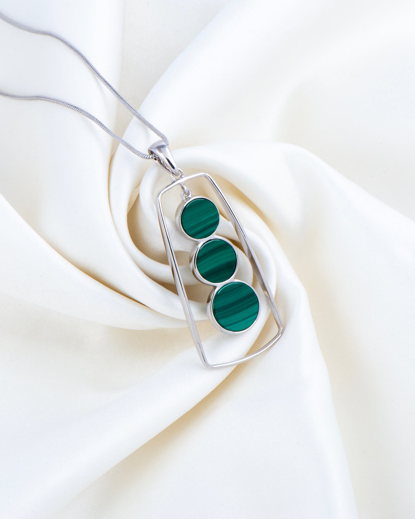 Earthripple Malachite Pendant