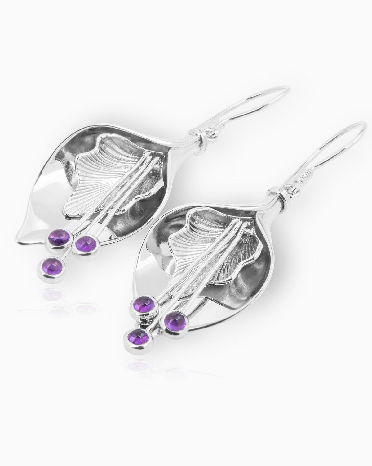 The Solara Amethyst Dusk Earrings
