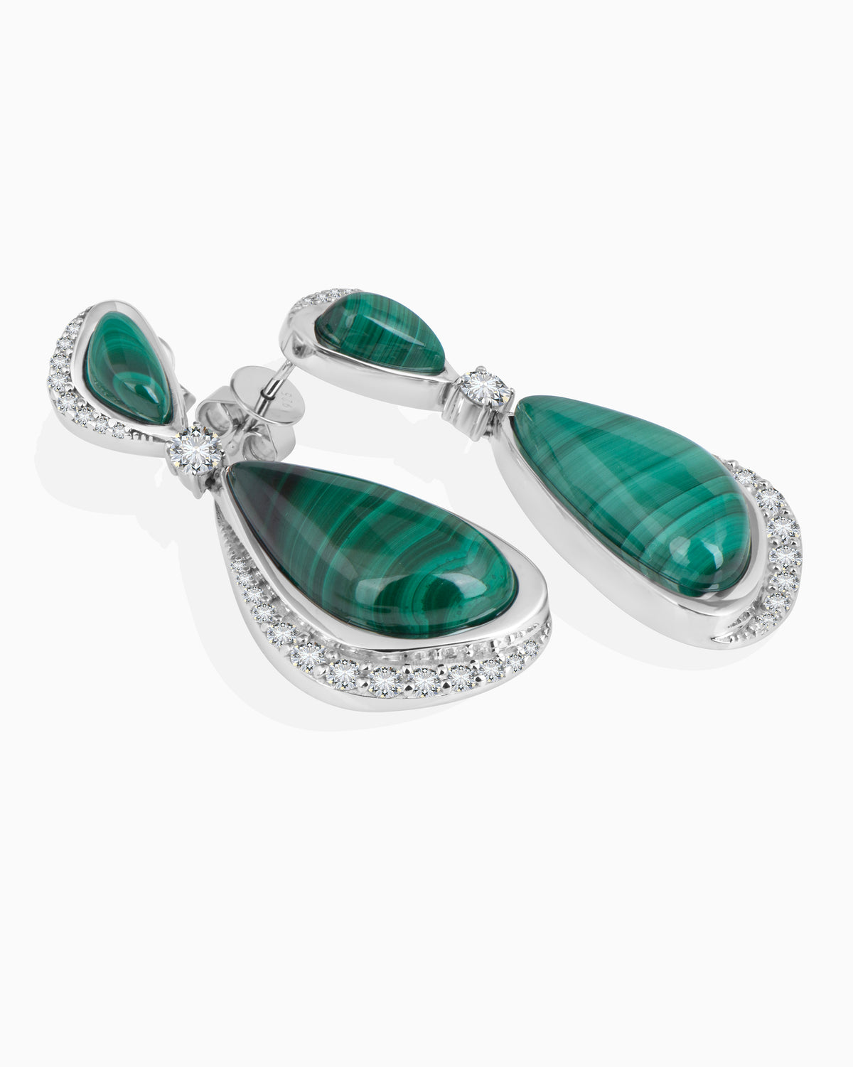 Jadecurrent Moss Wave Earrings