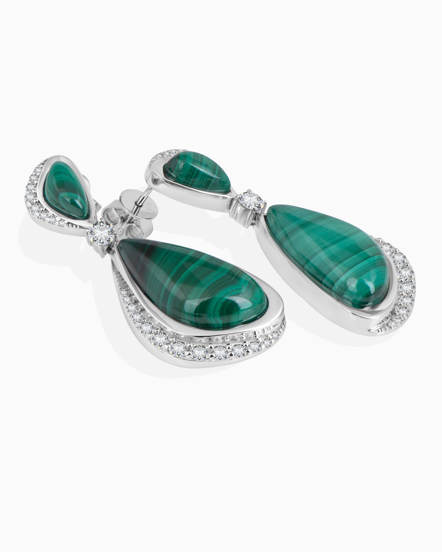 Jadecurrent Moss Wave Earrings