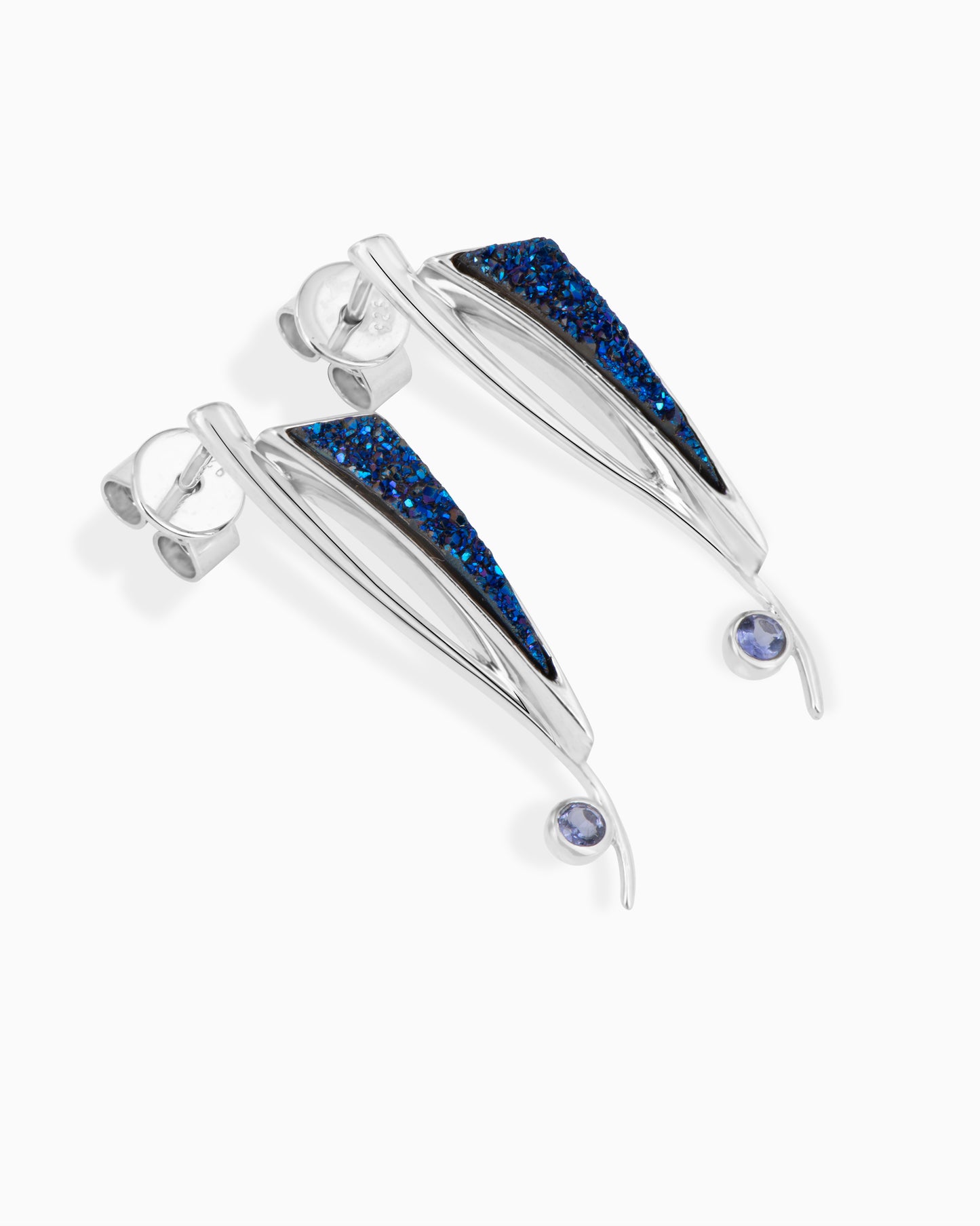 Twinkle core Frost Drusy Earrings