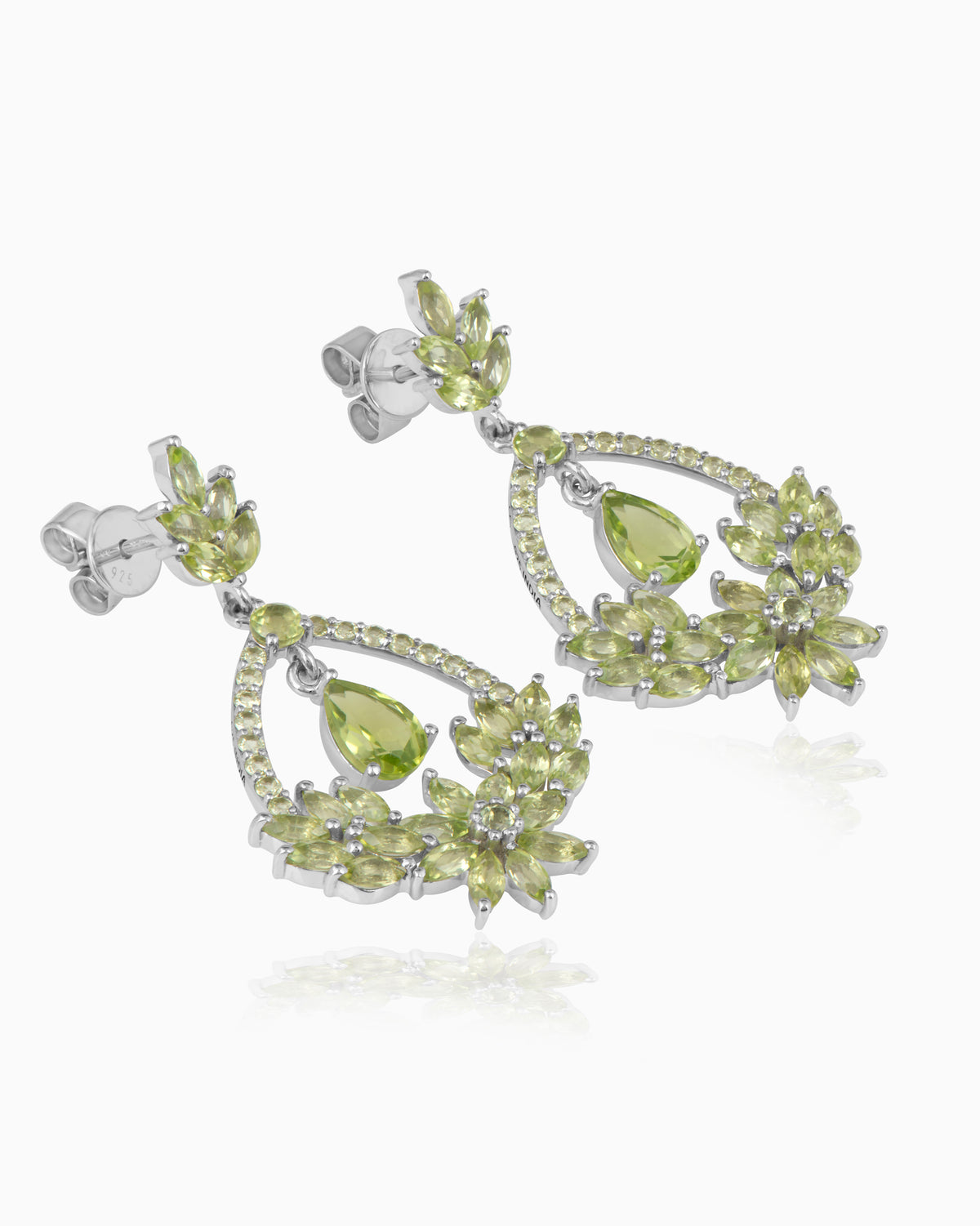 The Bloom Earrings – Peridot Edition