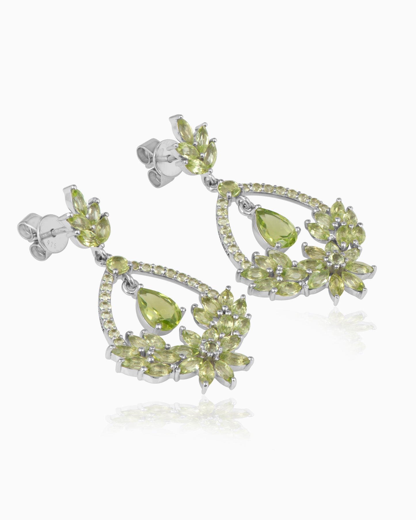 The Bloom Earrings – Peridot Edition