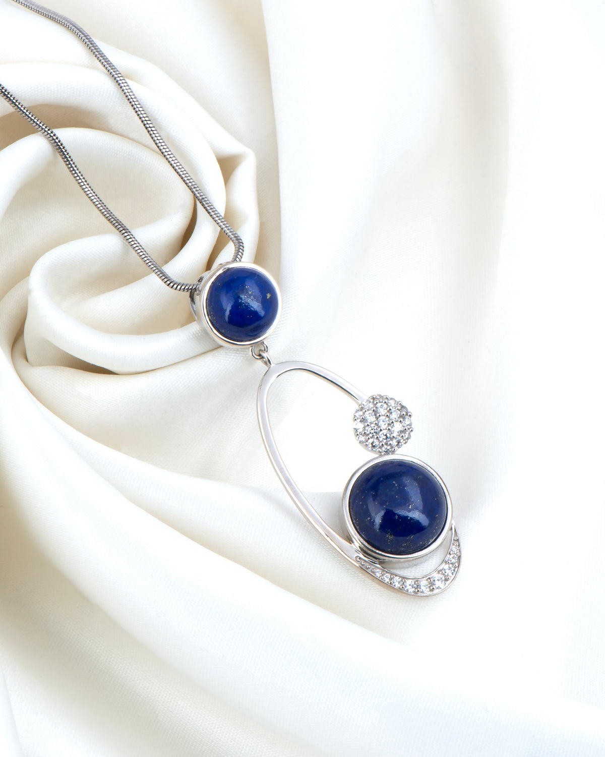 Cobalt Loop Pendant