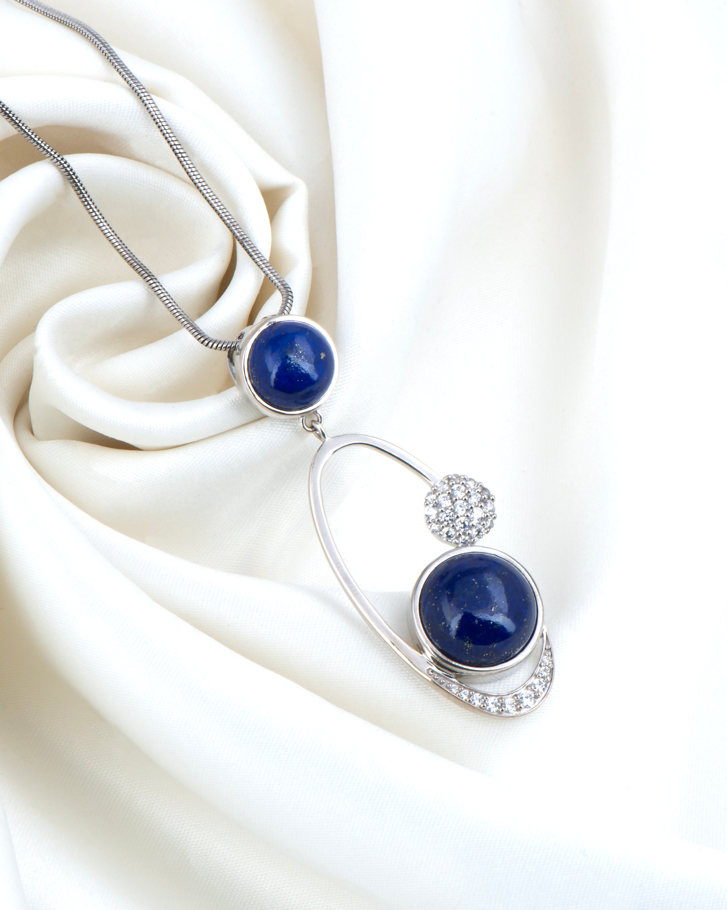 Cobalt Loop Pendant
