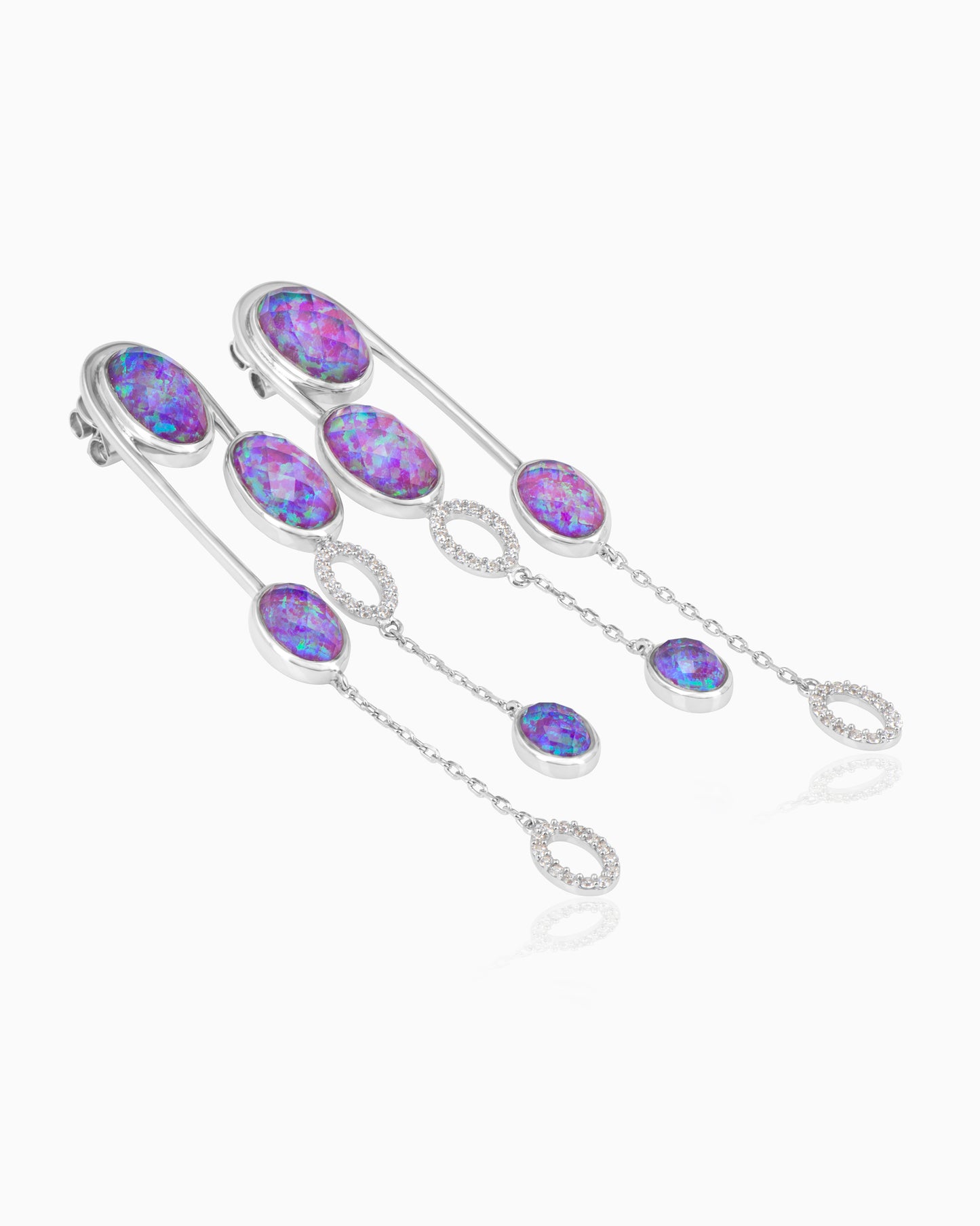 Comet Flare Space Earrings