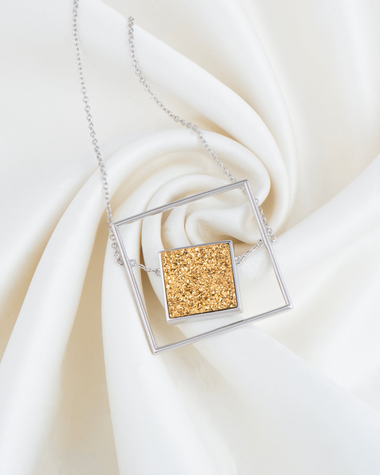 Auric Lozenge Necklace 24"