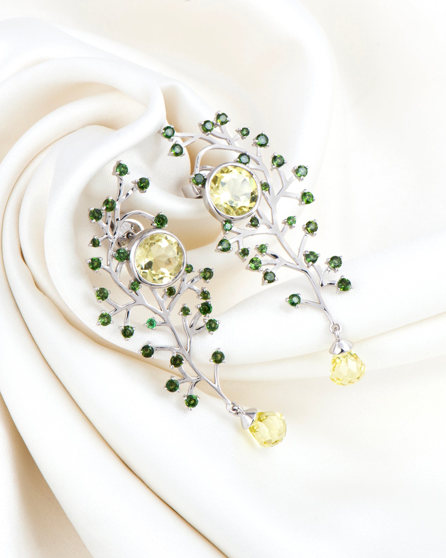 Verdant Glow Florafoil Earrings