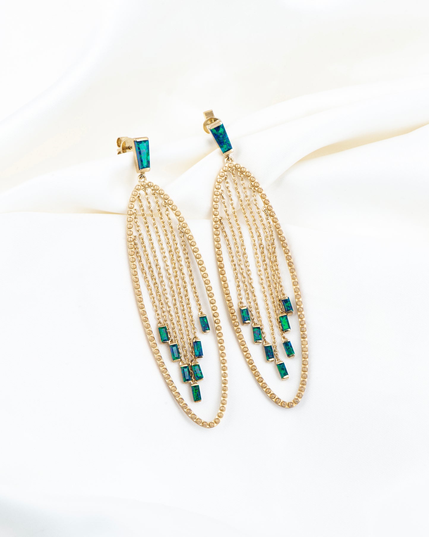 Cascade Earrings – Gold & Silver