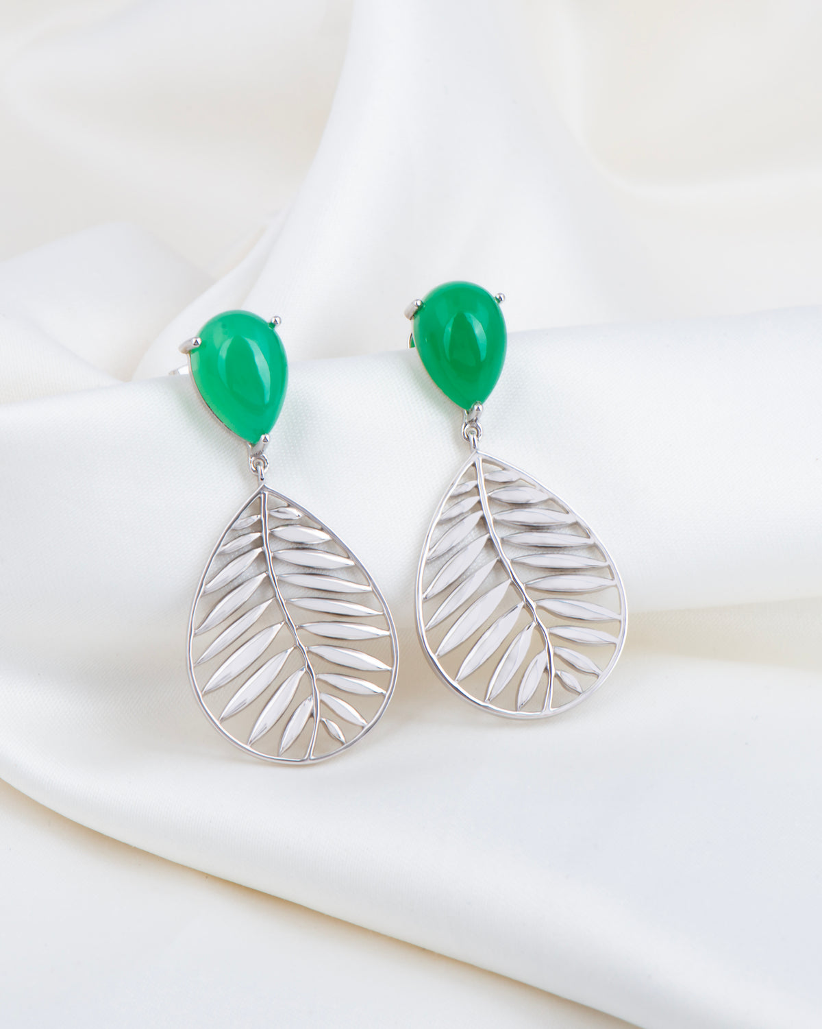 Palm Earrings of Serenity