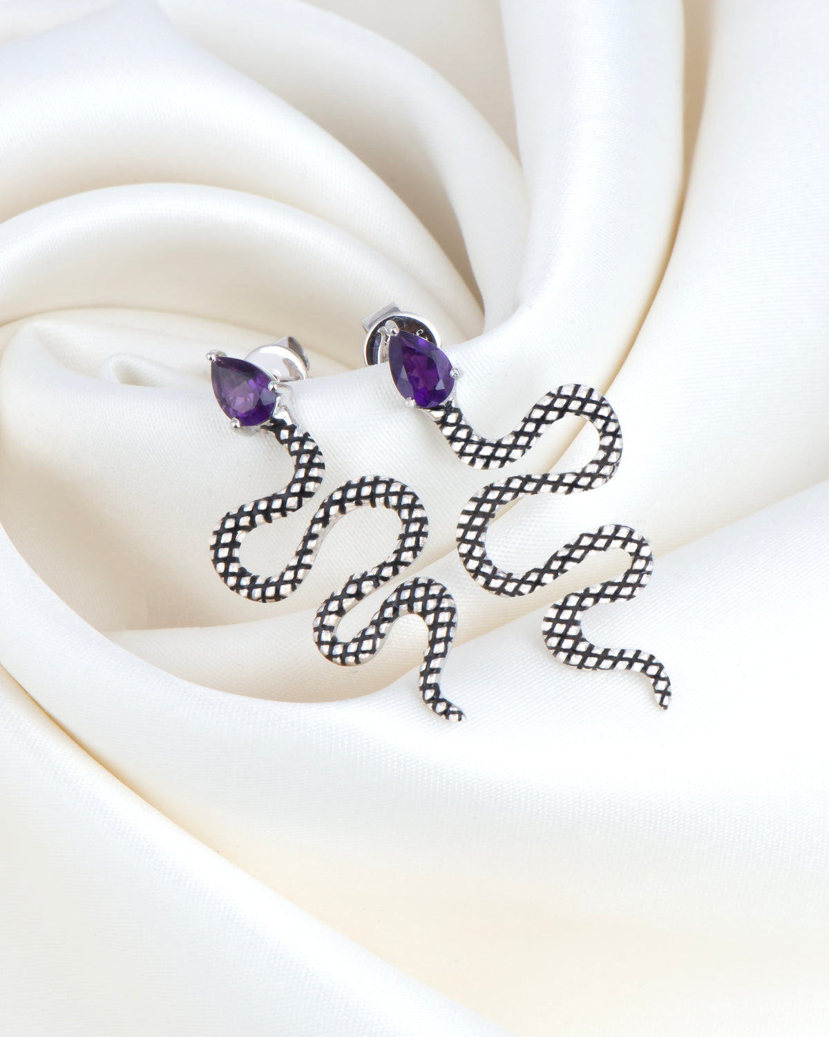 Slithergleam Serpent Earrings
