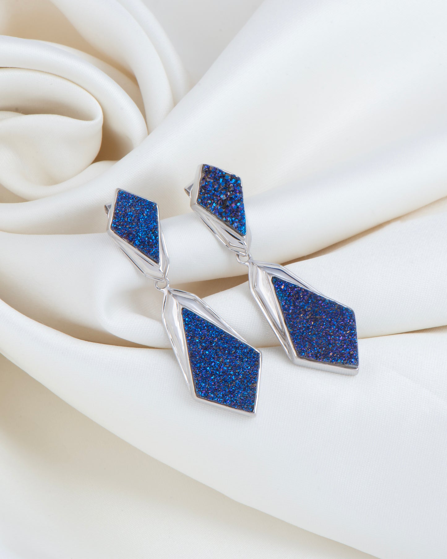 Azure Rhomb Danglers
