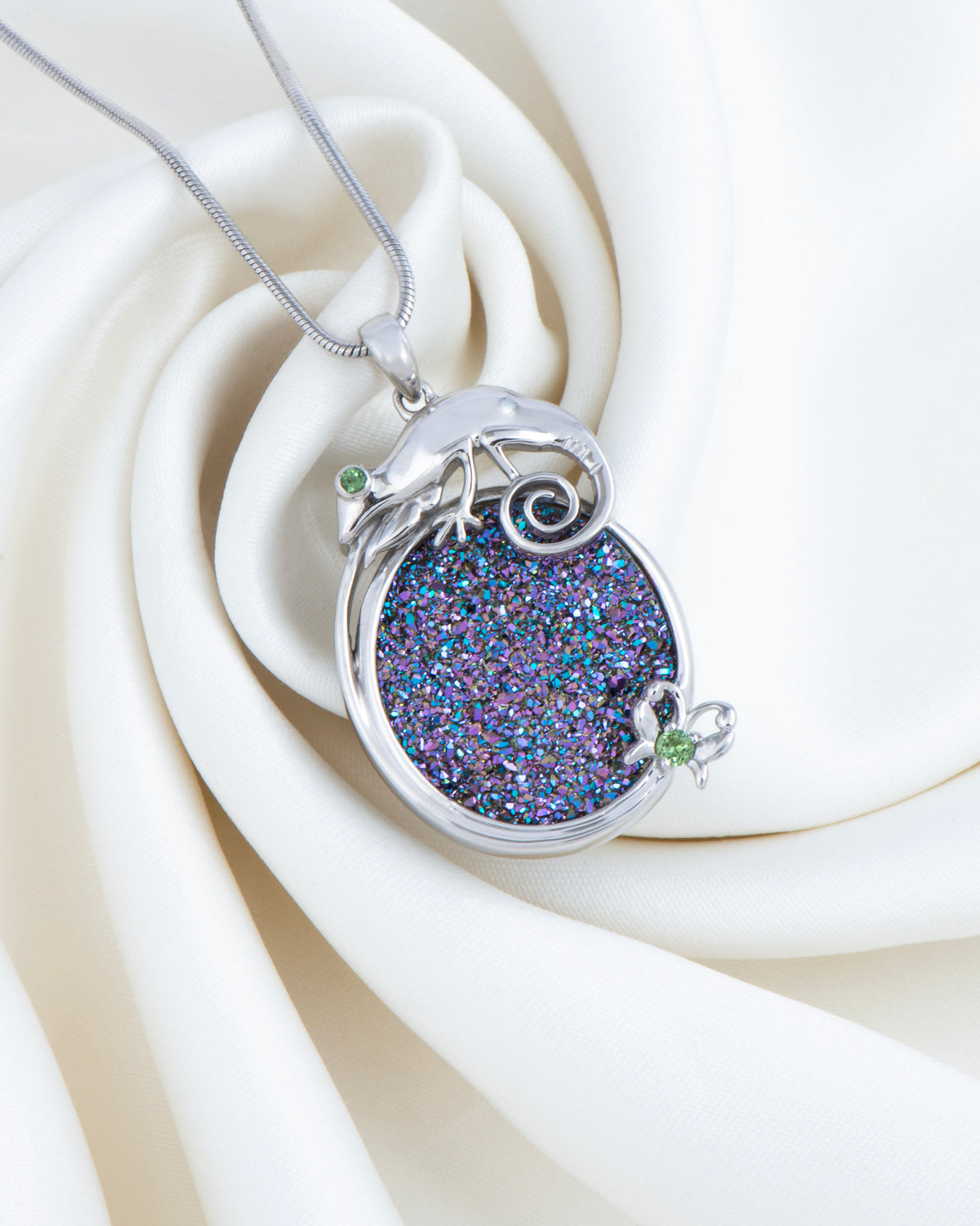Lizard's Celestial Gaze Pendant