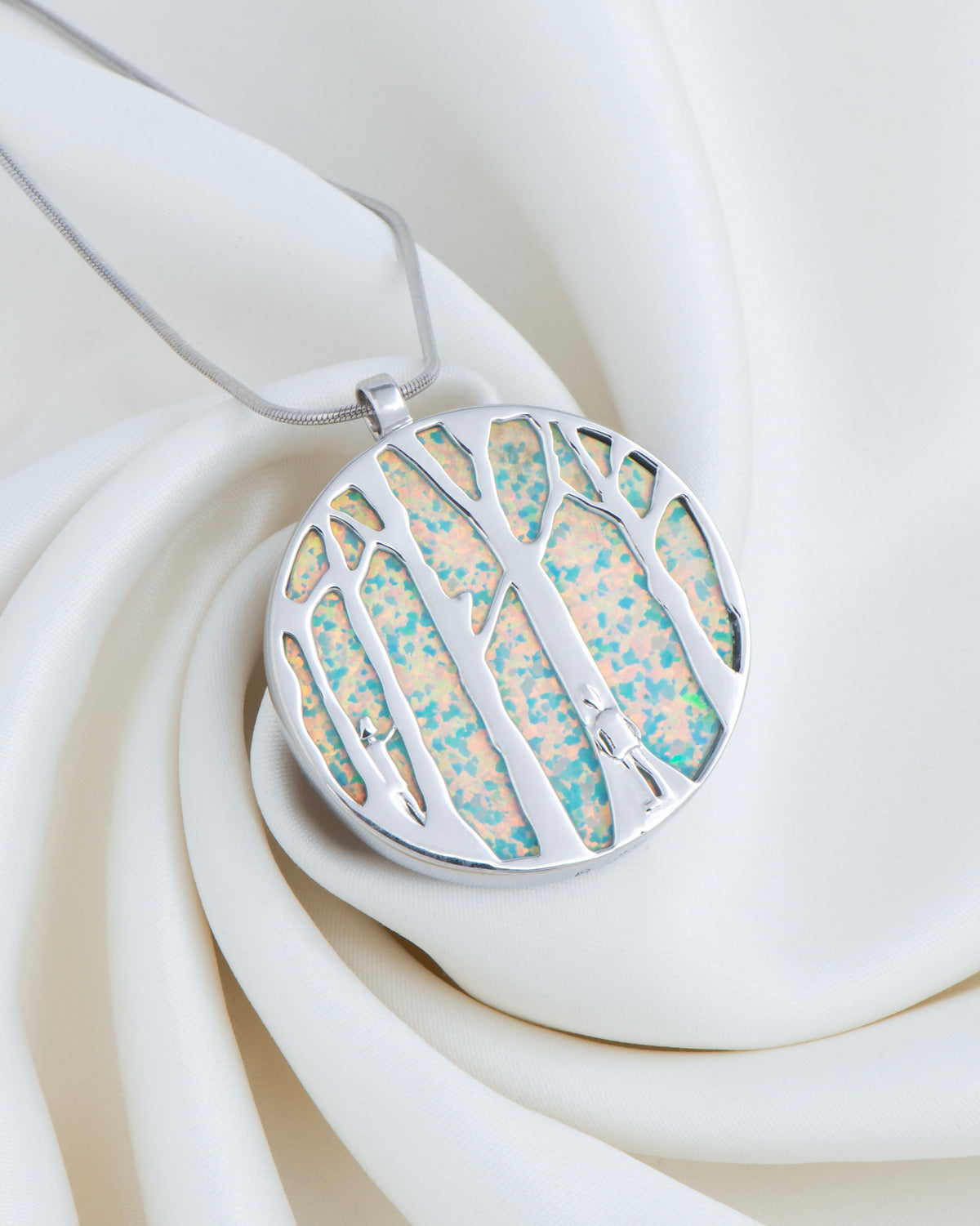 Opaline Forest Pendant