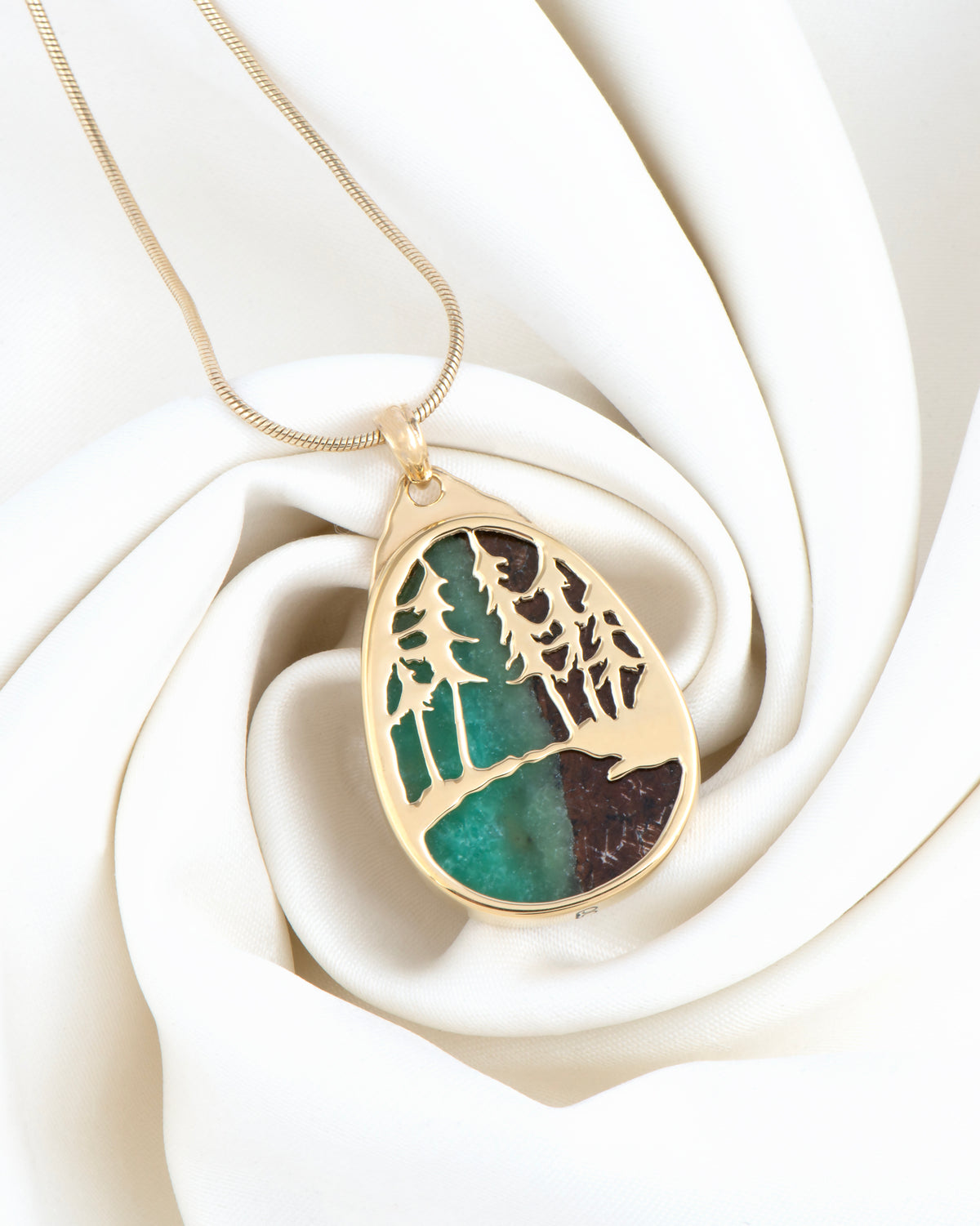 Woodland Whisper Pendant – Golden Grove