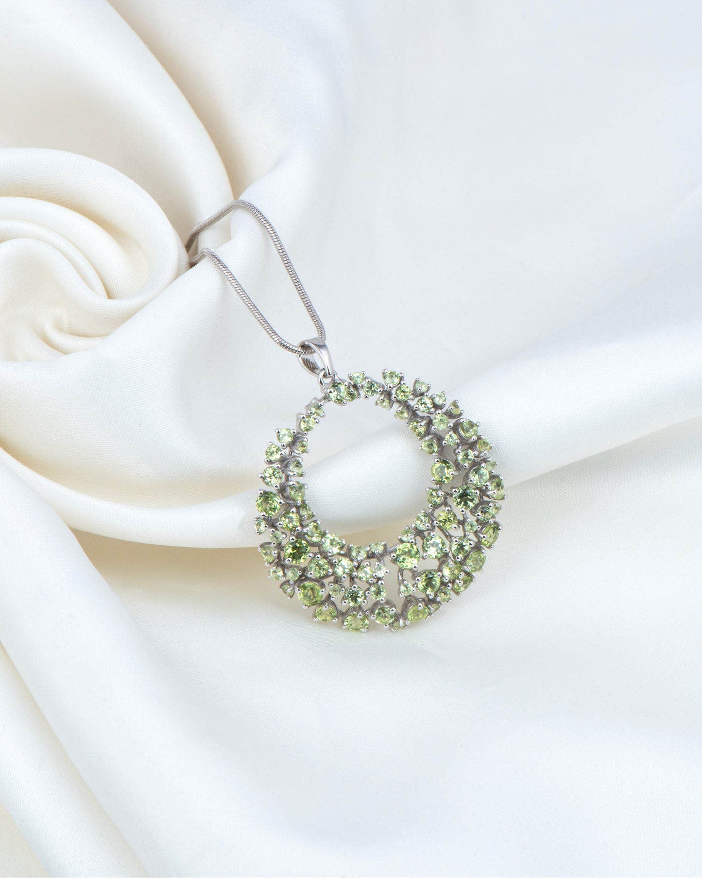 Solstice Radiance Peridot Necklace