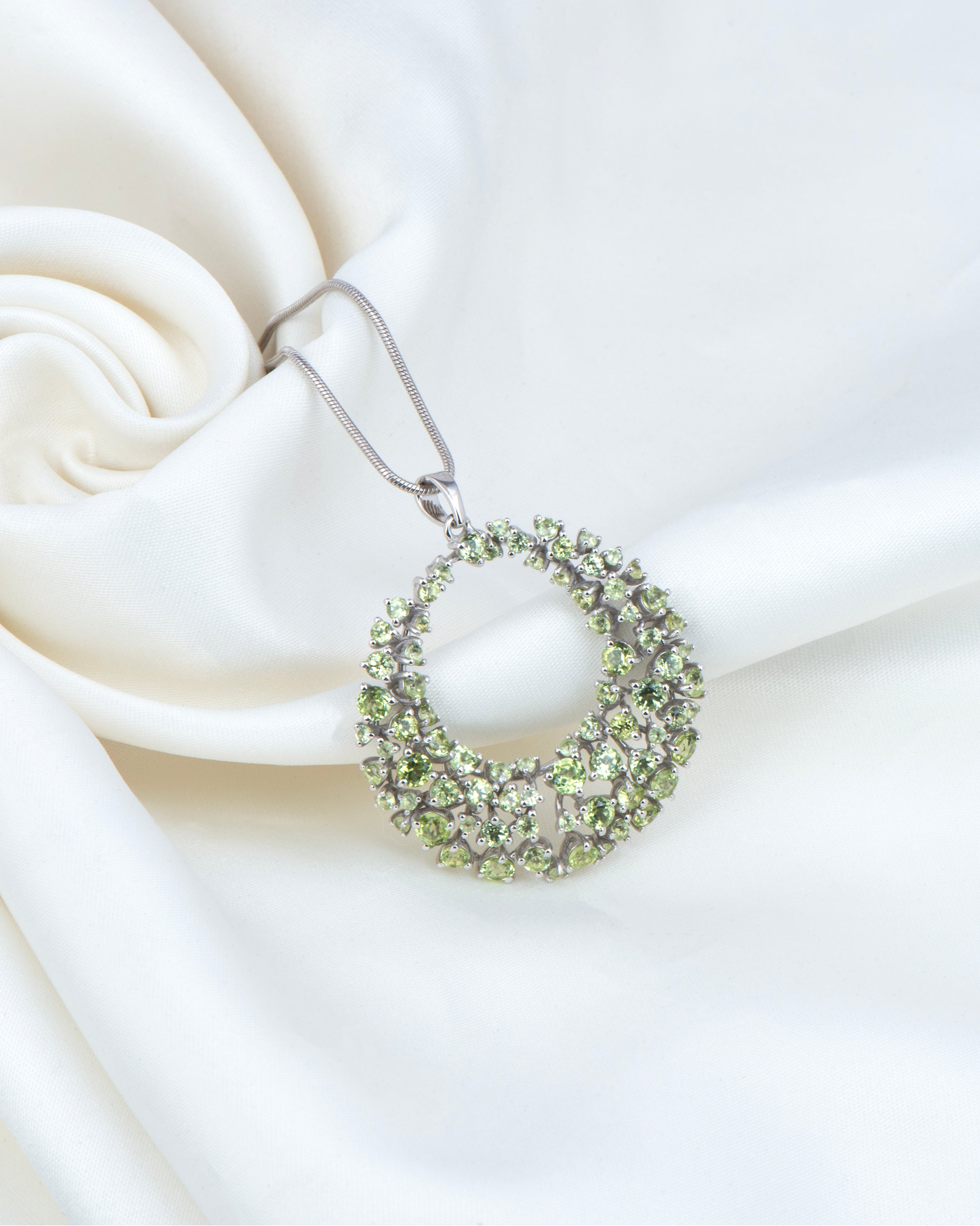 Solstice Radiance Peridot Necklace