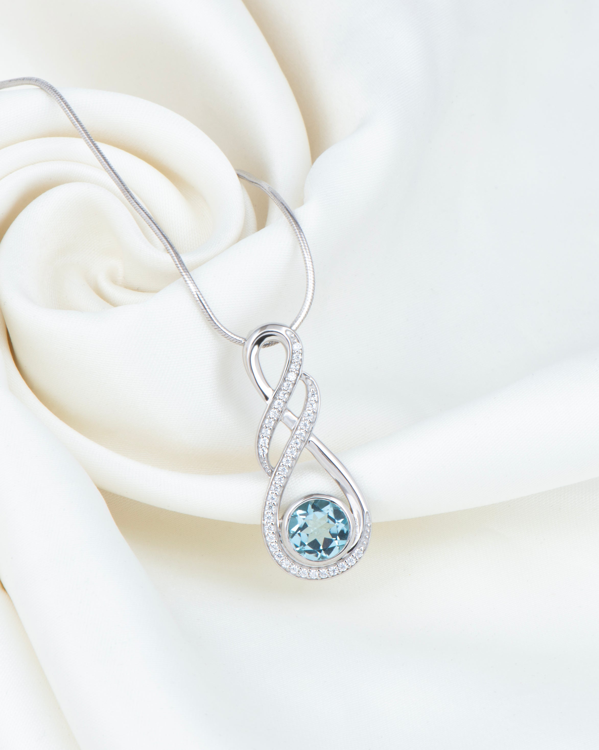 Blue Celestial Driftleaf Pendant
